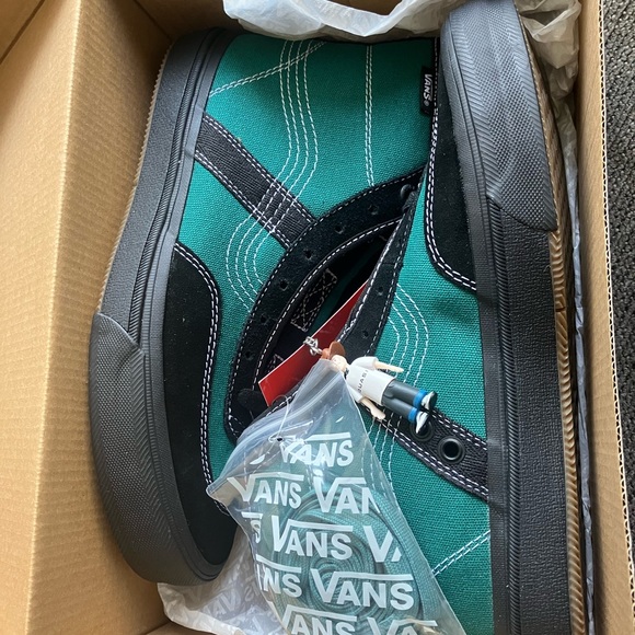 Vans Crockett High Pro x Quasi Antique Green Black NEW WITH BOX Men's 7 RARE! - Picture 2 of 11